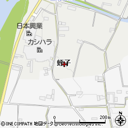 徳島県阿波市市場町尾開蛭子周辺の地図