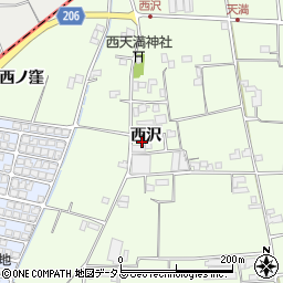 徳島県徳島市国府町芝原西沢75周辺の地図