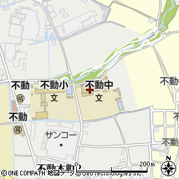 徳島市立不動中学校周辺の地図