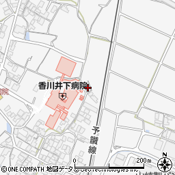 香川県観音寺市大野原町花稲1472周辺の地図