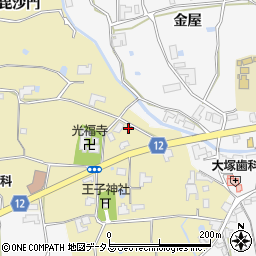 徳島県阿波市土成町秋月中ノ王子89周辺の地図