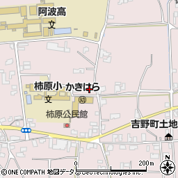 徳島県阿波市吉野町柿原ヒロナカ237周辺の地図