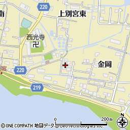 徳島県徳島市川内町金岡42周辺の地図
