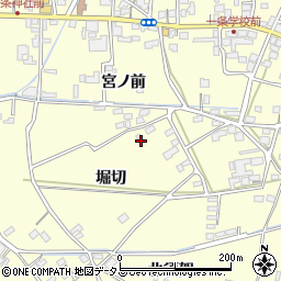 徳島県阿波市吉野町西条堀切周辺の地図