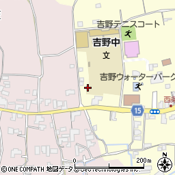 徳島県阿波市吉野町西条大西49周辺の地図
