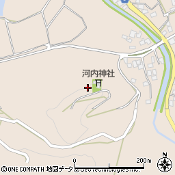 香川県三豊市山本町河内2884-1周辺の地図