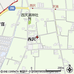 徳島県徳島市国府町芝原西沢71周辺の地図