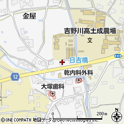 徳島新聞土成専売所周辺の地図