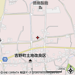 徳島県阿波市吉野町柿原植松142周辺の地図