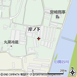 徳島県阿波市市場町上喜来岸ノ下817周辺の地図