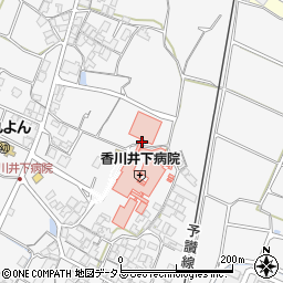香川県観音寺市大野原町花稲1478周辺の地図