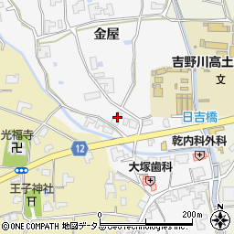 徳島県阿波市土成町水田金屋197周辺の地図