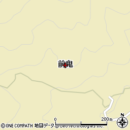 奈良県下北山村（吉野郡）前鬼周辺の地図
