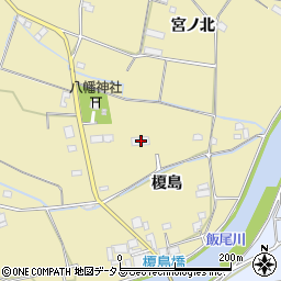 徳島県徳島市国府町東黒田榎島14周辺の地図