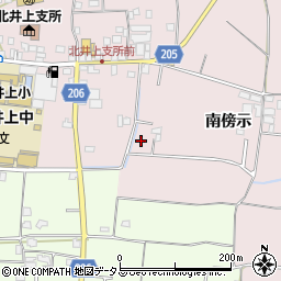 徳島県徳島市国府町西黒田南傍示周辺の地図