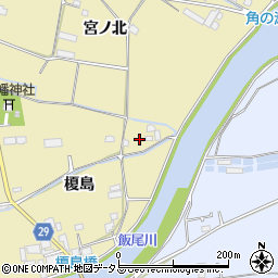 徳島県徳島市国府町東黒田榎島28周辺の地図