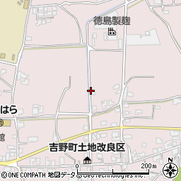 徳島県阿波市吉野町柿原周辺の地図