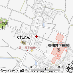香川県観音寺市大野原町花稲810周辺の地図