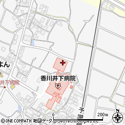 香川県観音寺市大野原町花稲1479周辺の地図