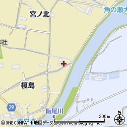 徳島県徳島市国府町東黒田榎島30周辺の地図