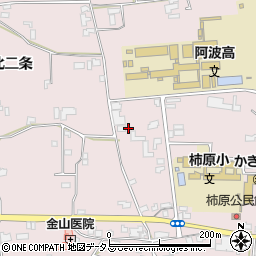 徳島県阿波市吉野町柿原ヒロナカ209周辺の地図