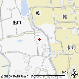 徳島県阿波市土成町水田出口周辺の地図