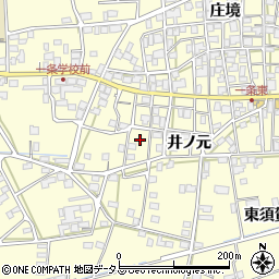 徳島県阿波市吉野町西条井ノ元112周辺の地図
