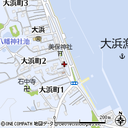 大浜集会所周辺の地図