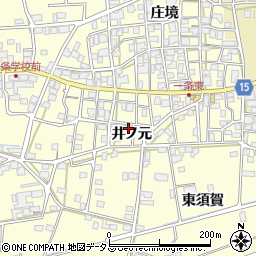徳島県阿波市吉野町西条井ノ元79周辺の地図