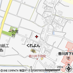 香川県観音寺市大野原町花稲177周辺の地図