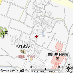 香川県観音寺市大野原町花稲1561周辺の地図