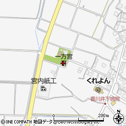 香川県観音寺市大野原町花稲199周辺の地図