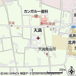 徳島県徳島市国府町芝原天満周辺の地図