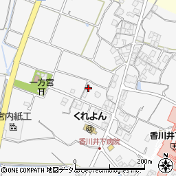 香川県観音寺市大野原町花稲182周辺の地図