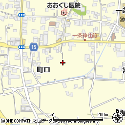 徳島県阿波市吉野町西条町口周辺の地図