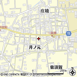 徳島県阿波市吉野町西条井ノ元74周辺の地図