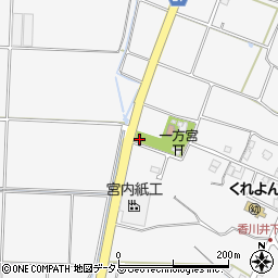 香川県観音寺市大野原町花稲192周辺の地図
