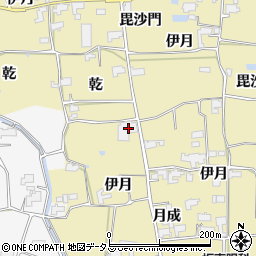 徳島県阿波市土成町秋月乾1周辺の地図