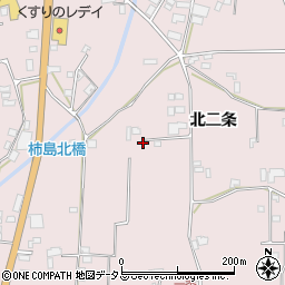 徳島県阿波市吉野町柿原北二条182周辺の地図