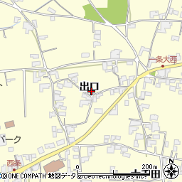徳島県阿波市吉野町西条出口周辺の地図