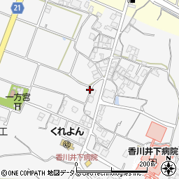 香川県観音寺市大野原町花稲174周辺の地図