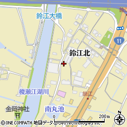 徳島県徳島市川内町鈴江北26周辺の地図