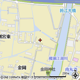 徳島県徳島市川内町金岡88周辺の地図