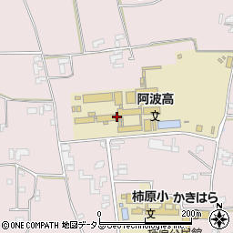 徳島県立阿波高等学校周辺の地図