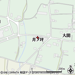 徳島県阿波市市場町上喜来井ノ坪472周辺の地図