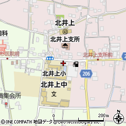 徳島市農協北井上支所周辺の地図