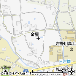 徳島県阿波市土成町水田周辺の地図