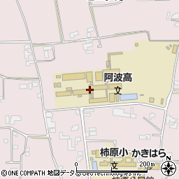 徳島県立阿波高等学校周辺の地図
