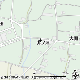 徳島県阿波市市場町上喜来井ノ坪471周辺の地図