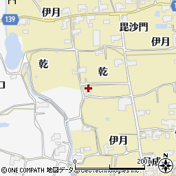 徳島県阿波市土成町秋月乾16周辺の地図